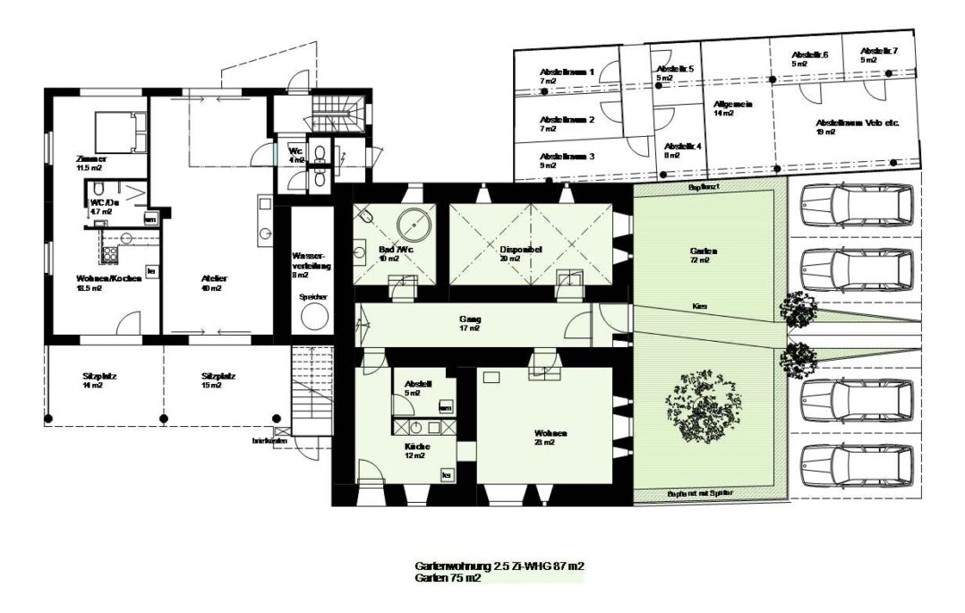 Gartenwohnung